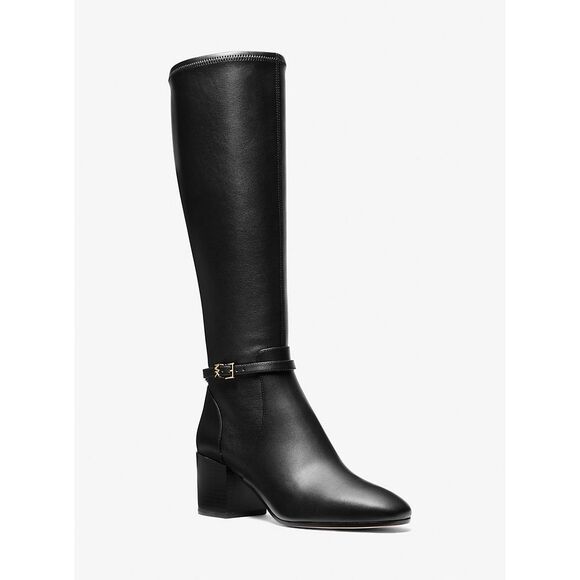 MICHAEL KORS Shoes - MICHAEL KORS Ella Block Heel Boot In Black US 8.5 $345